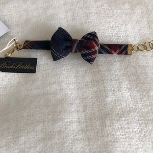 Brooks Brothers  Plaid Bow Bracelet